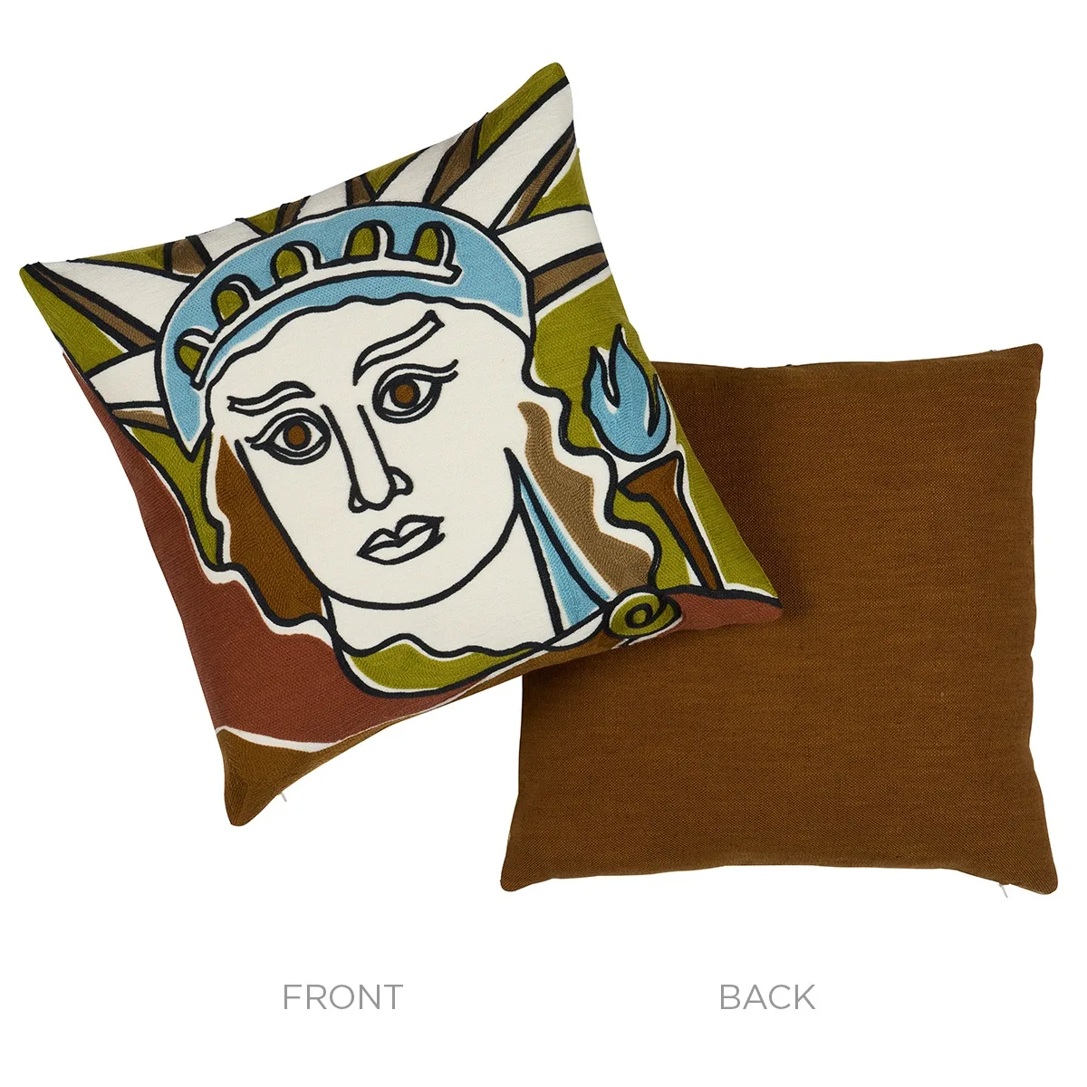 SO0002803 | Liberté Pillow - Chartreuse Schumacher Liberté Pillow in Chartreuse (SO0002803)