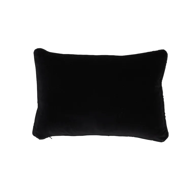 Schumacher Lionheart Applique Pillow in Black & Gold (SO7302011)