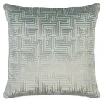 Lisboa Velvet Pillow - Sky Schumacher Lisboa Velvet Pillow in Sky