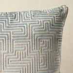 Lisboa Velvet Pillow - Sky Schumacher Lisboa Velvet Pillow in Sky