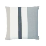 SO7966006 | Lolland Linen Stripe Pillow - Grey Sand Schumacher Lolland Linen Stripe Pillow in Grey Sand (SO7966006)