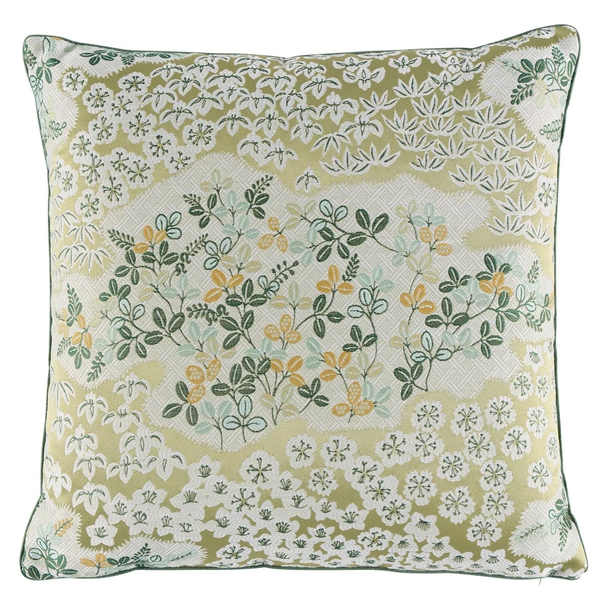 Schumacher Lorene Pillow in Leaf (SO8564004)
