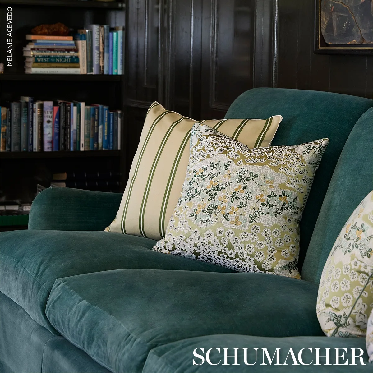 SO8564004 | Lorene Pillow - Leaf Schumacher Lorene Pillow in Leaf (SO8564004)