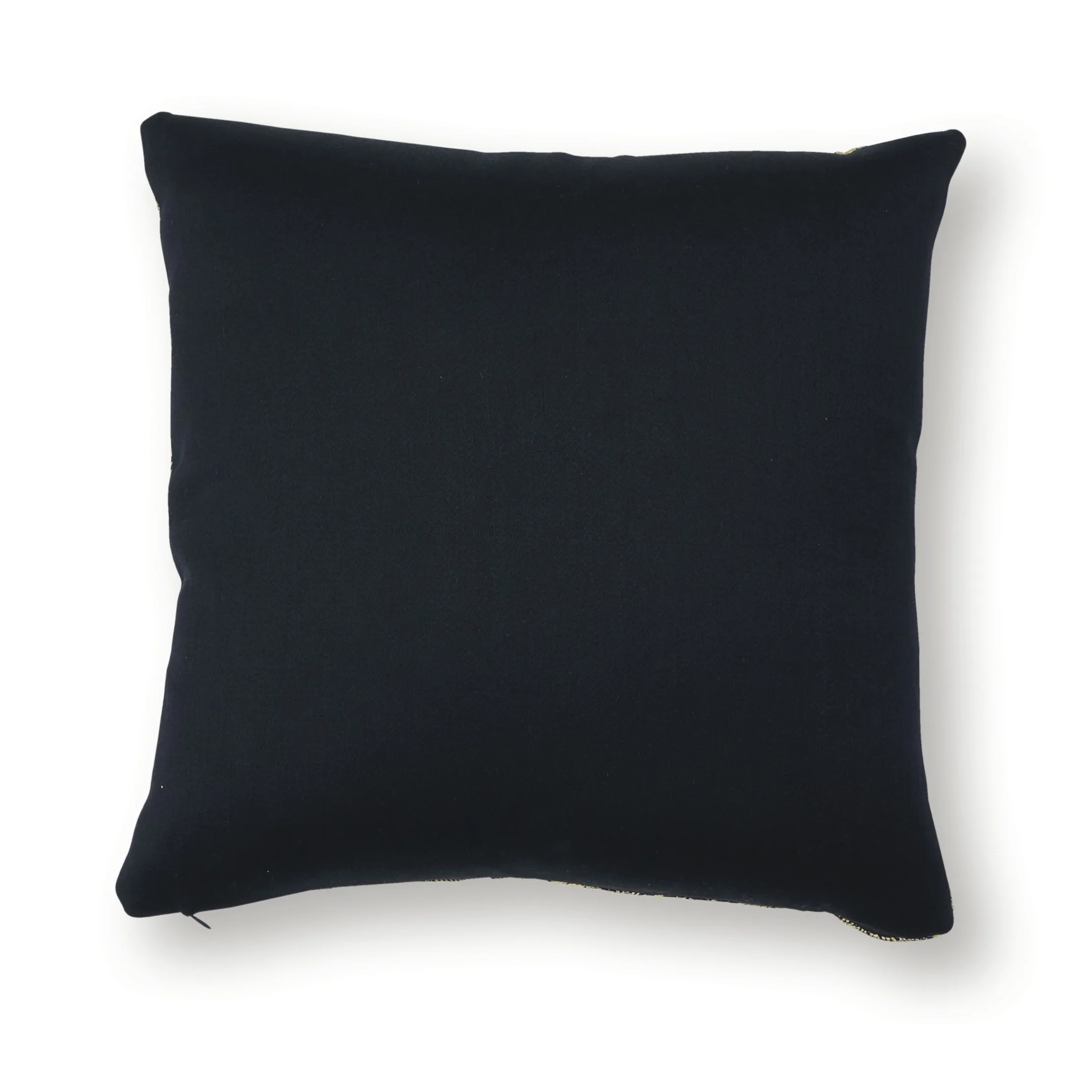 Schumacher Lotus Embroidery Pillow in Gold (SO7834004)