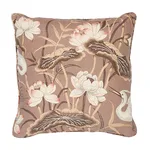 SO17293406 | Lotus Garden Pillow - Mocha Schumacher Lotus Garden Pillow in Mocha (SO17293406)