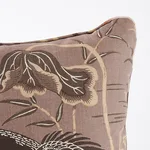 SO17293406 | Lotus Garden Pillow - Mocha Schumacher Lotus Garden Pillow in Mocha (SO17293406)