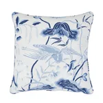SO17904206 | Lotus Garden Pillow - Porcelain Schumacher Lotus Garden Pillow in Porcelain (SO17904206)