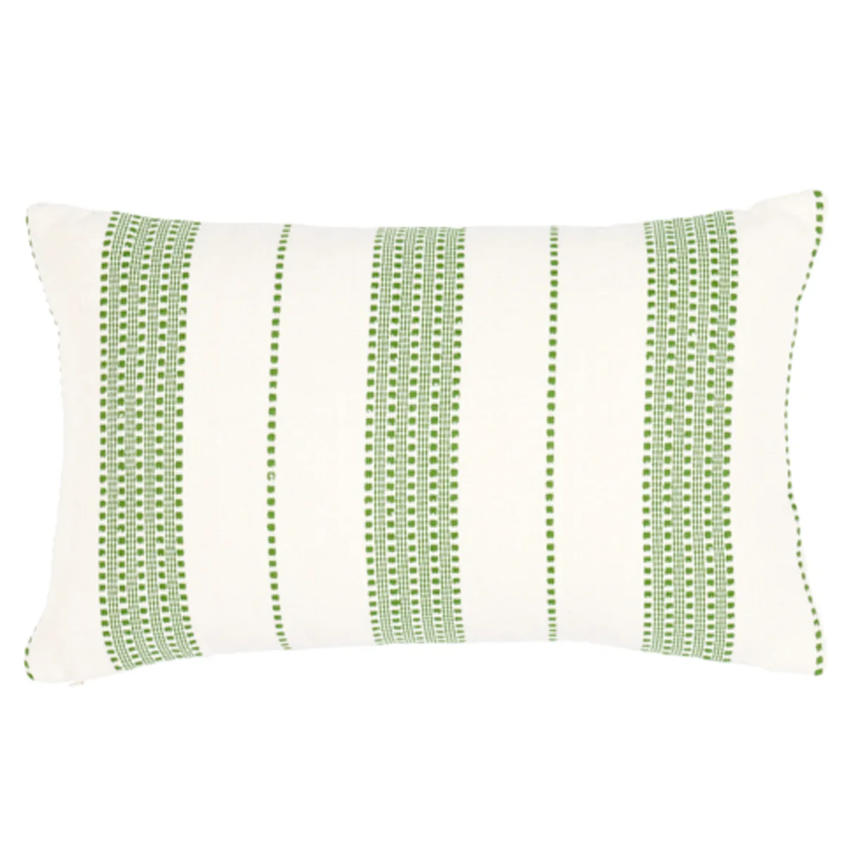 Schumacher Lubeck Stripe Pillow in Green (SO7909314)