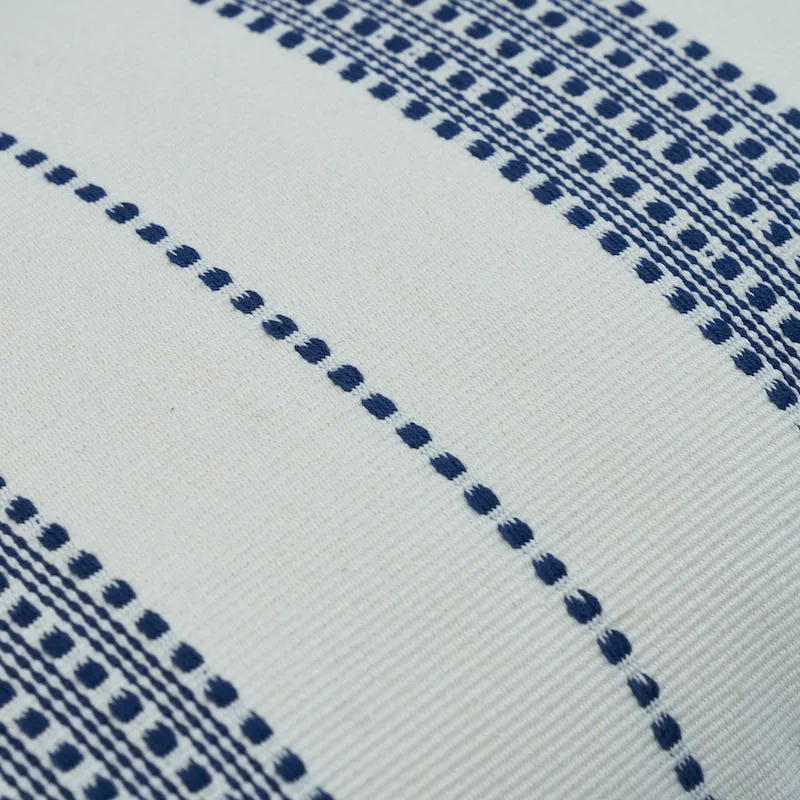 SO7909014 | Lubeck Stripe Pillow - Navy Schumacher Lubeck Stripe Pillow in Navy (SO7909014)