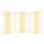 SO7909614 | Lubeck Stripe Pillow - Yellow Schumacher Lubeck Stripe Pillow in Yellow (SO7909614)