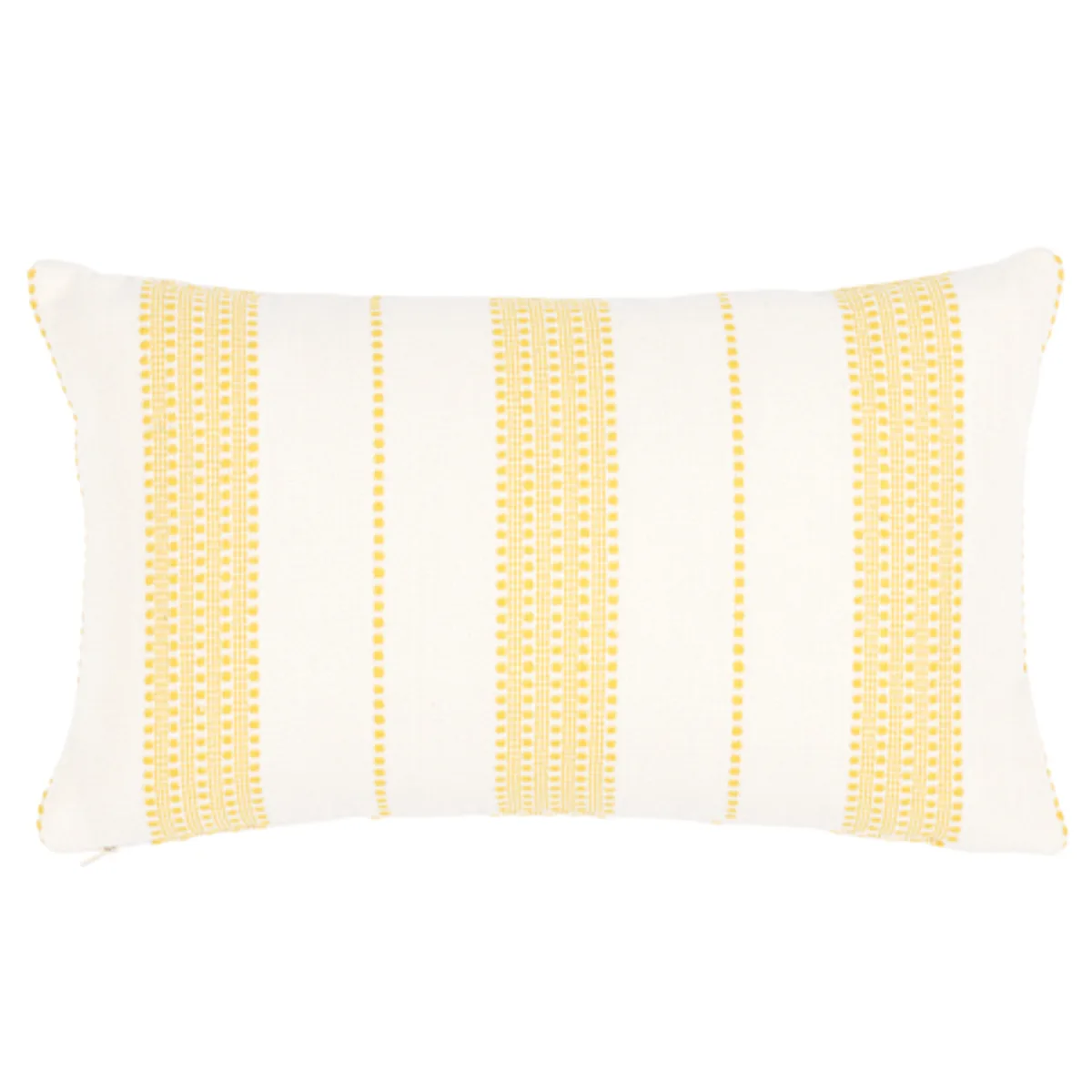 Schumacher Lubeck Stripe Pillow in Yellow (SO7909614)