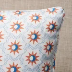 Lucie Pillow - Clay & Blue Schumacher Lucie Pillow in Clay & Blue