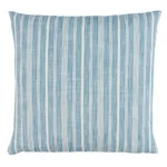 Lucy Stripe Pillow - Indigo Schumacher Lucy Stripe Pillow in Indigo