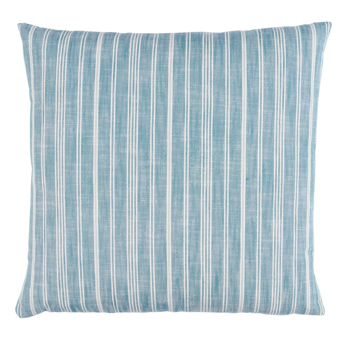 Schumacher Lucy Stripe Pillow in Indigo