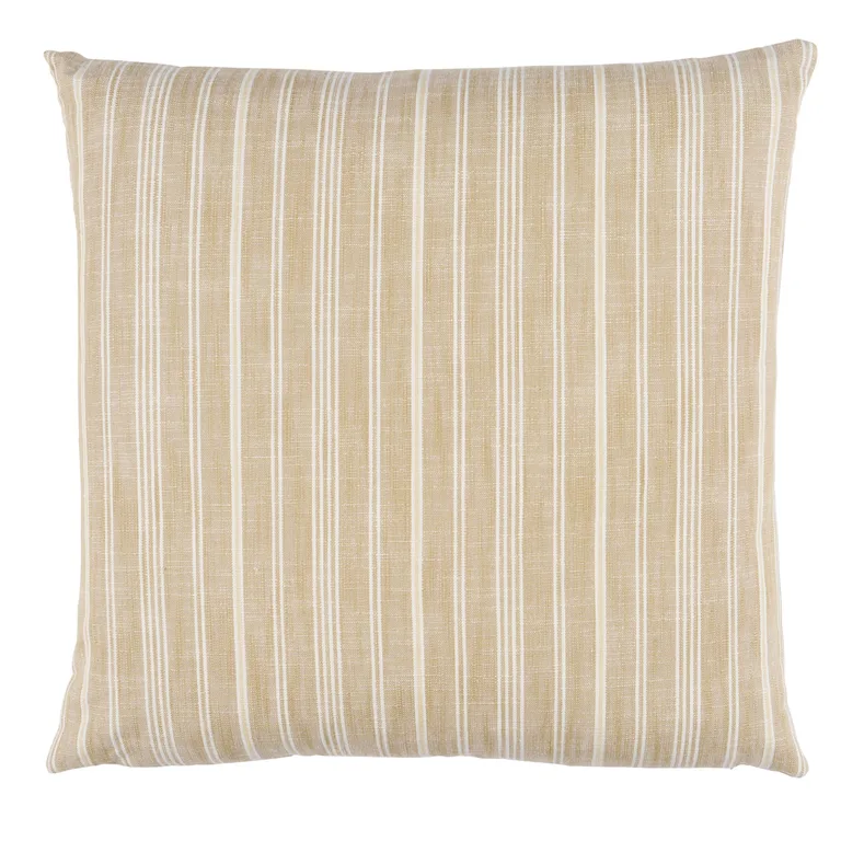 Schumacher Lucy Stripe Pillow in Neutral