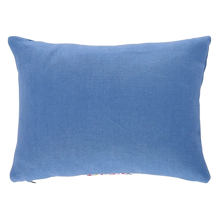 Schumacher Lula Embroidered Pillow in Ivory (SO7931012)