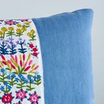 SO7931012 | Lula Embroidered Pillow - Ivory Schumacher Lula Embroidered Pillow in Ivory (SO7931012)