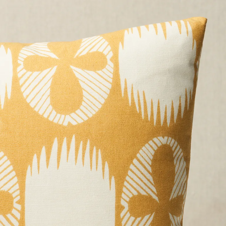 Schumacher Lunaria Pillow in Ochre (SO18151213)