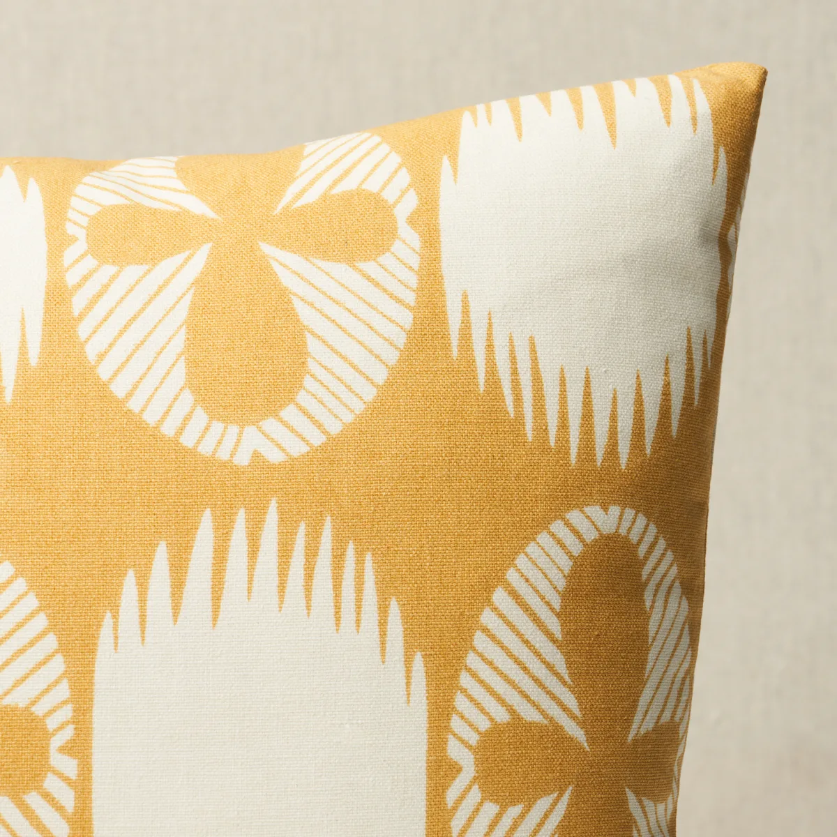 Schumacher Lunaria Pillow in Ochre (SO18151213)