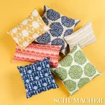 SO18151213 | Lunaria Pillow - Ochre Schumacher Lunaria Pillow in Ochre (SO18151213)