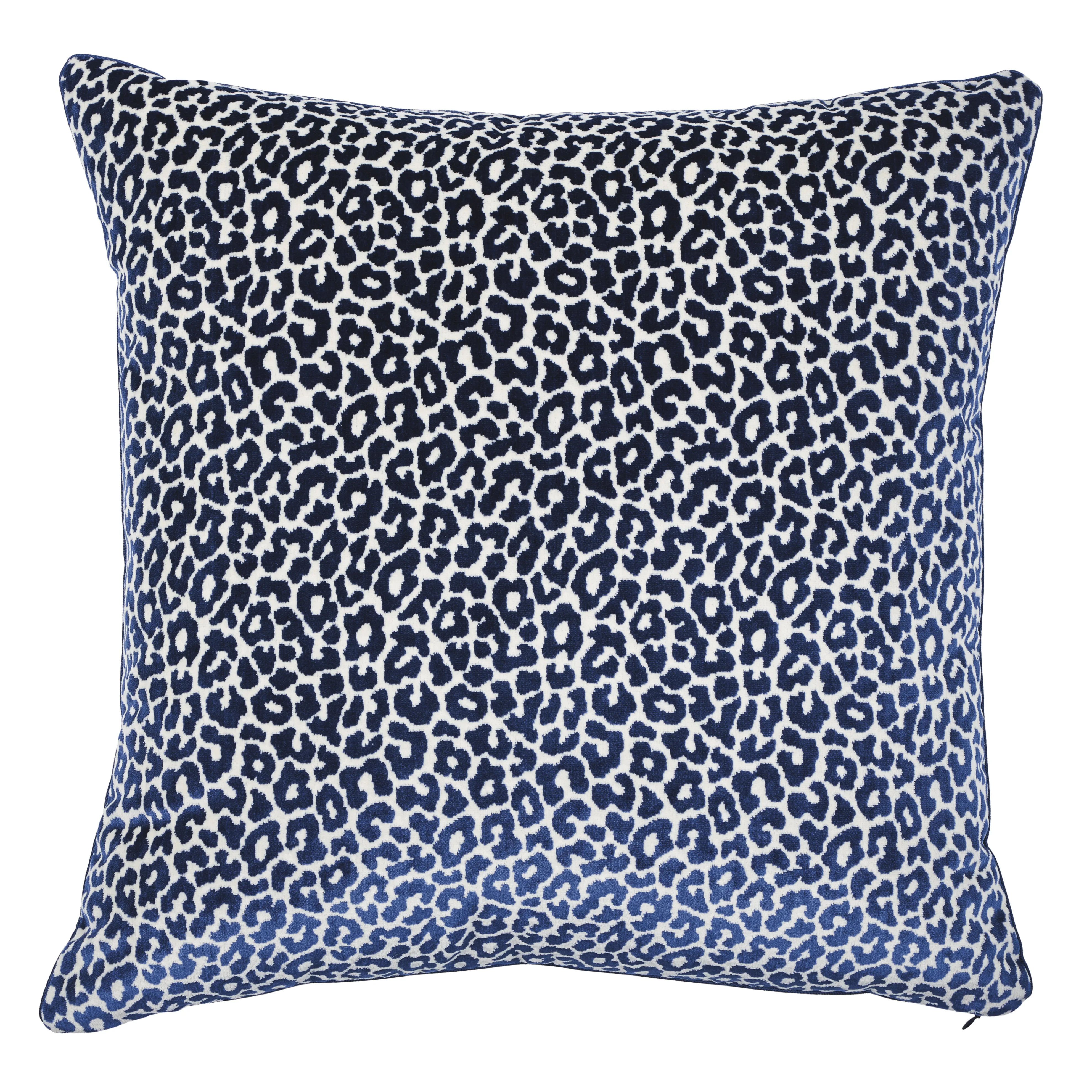 Schumacher Madeleine Velvet Pillow in Midnight