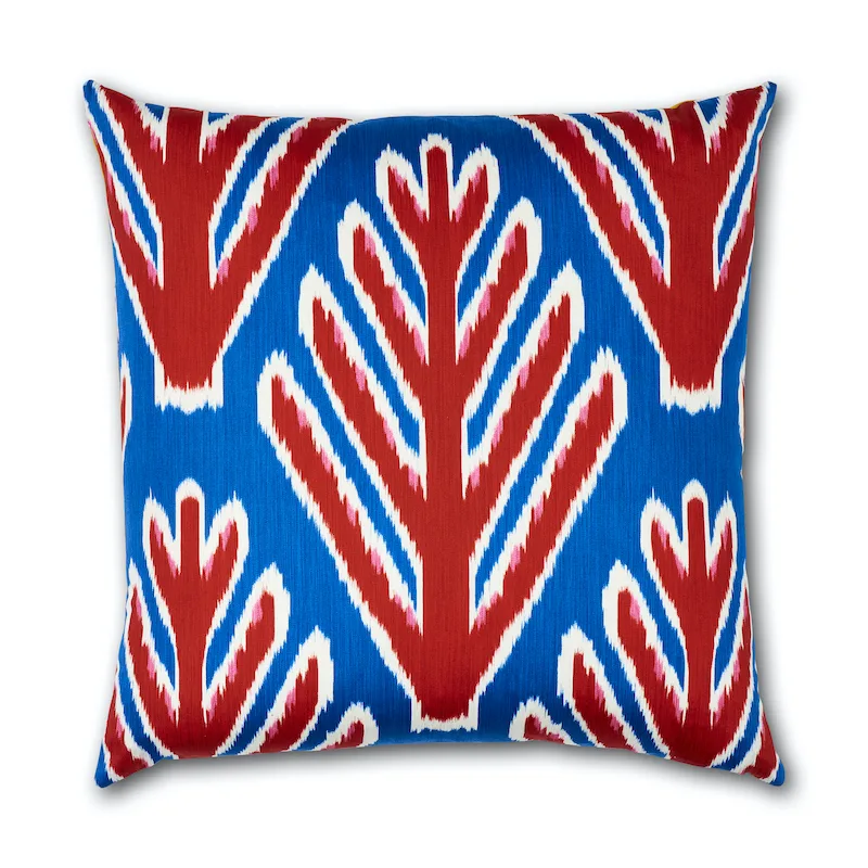 Schumacher Magical Ming Dragon Pillow in Yellow & Red (SO17859105)