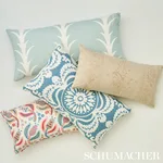 SO17985113 | Malabar Vine Pillow - Sky & Rose Schumacher Malabar Vine Pillow in Sky & Rose (SO17985113)