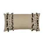 SO7565218 | Maracana Pom Pillow - Flax Schumacher Maracana Pom Pillow in Flax (SO7565218)