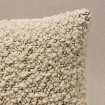 Margarete Pillow - Ivory on Charcoal Schumacher Margarete Pillow in Ivory on Charcoal
