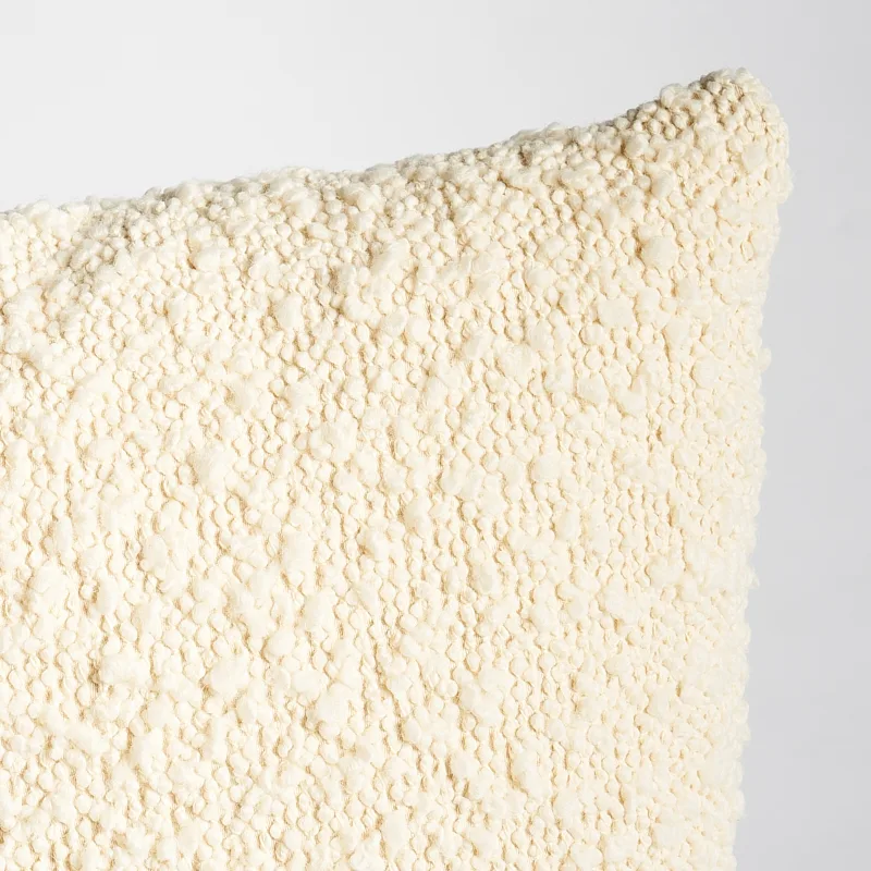 Schumacher Margarete Pillow in Ivory