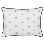 SO18084012 | Margie Floral Pillow - Porcelain Schumacher Margie Floral Pillow in Porcelain (SO18084012)