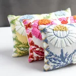 SO723310209 | Marguerite Embroidery Pillow B - Blossom Schumacher Marguerite Embroidery Pillow B in Blossom (SO723310209)