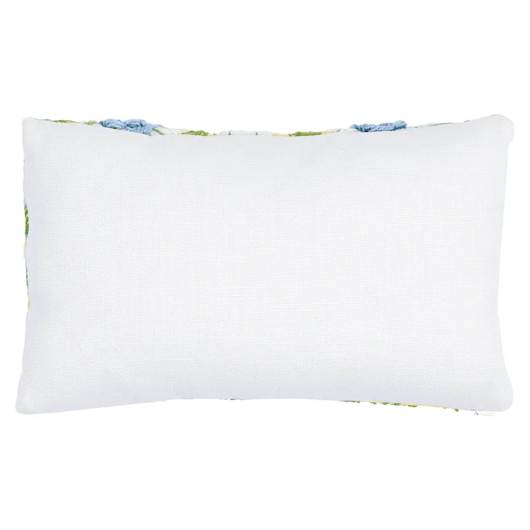 Schumacher Marguerite Embroidery Pillow B in Buttercup (SO723330209)