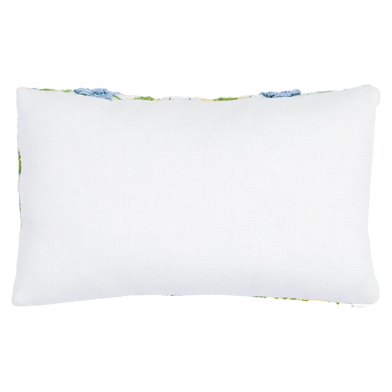 Schumacher Marguerite Embroidery Pillow B in Buttercup (SO723330209)