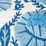 Schumacher Marguerite Embroidery Pillow B in Sky (SO72330209)
