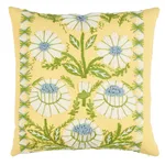 SO7233305 | Marguerite Embroidery Pillow - Buttercup Schumacher Marguerite Embroidery Pillow in Buttercup (SO7233305)