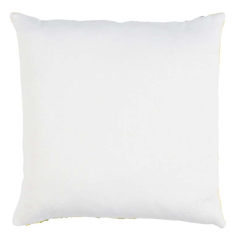 Schumacher Marguerite Embroidery Pillow in Buttercup (SO7233305)