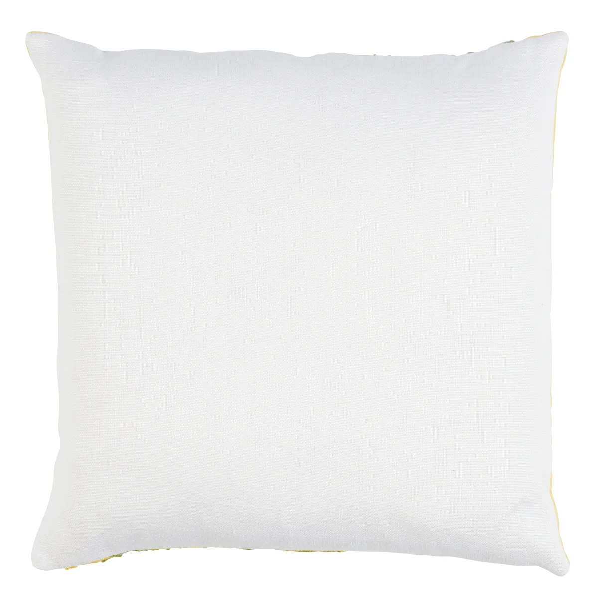 Schumacher Marguerite Embroidery Pillow in Buttercup (SO7233305)