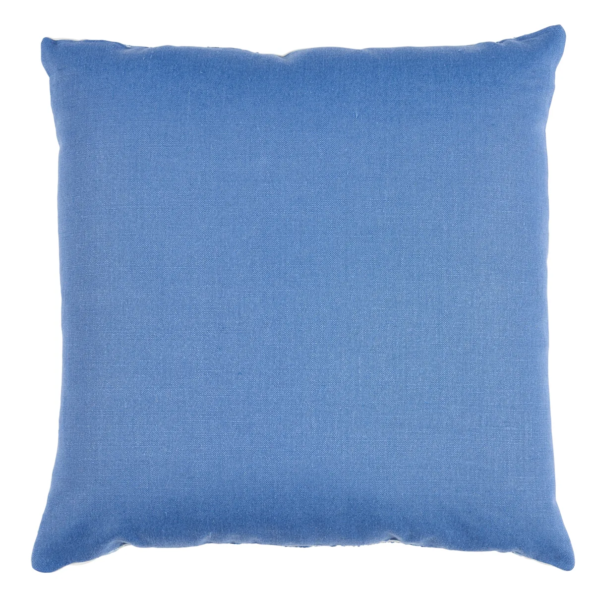 Schumacher Marguerite Embroidery Pillow in Sky (SO7233005)