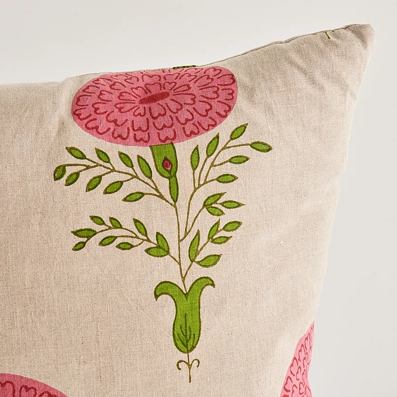 Schumacher Marigold Pillow in Pink (SO17932106)