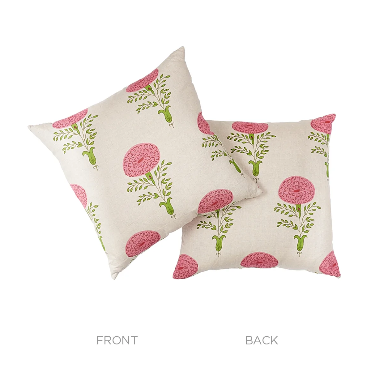SO17932106 | Marigold Pillow - Pink Schumacher Marigold Pillow in Pink (SO17932106)