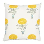 SO17932006 | Marigold Pillow - Yellow Schumacher Marigold Pillow in Yellow (SO17932006)
