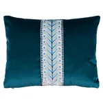 SO7762312 | Marion Velvet Pillow - Prussian Schumacher Marion Velvet Pillow in Prussian (SO7762312)
