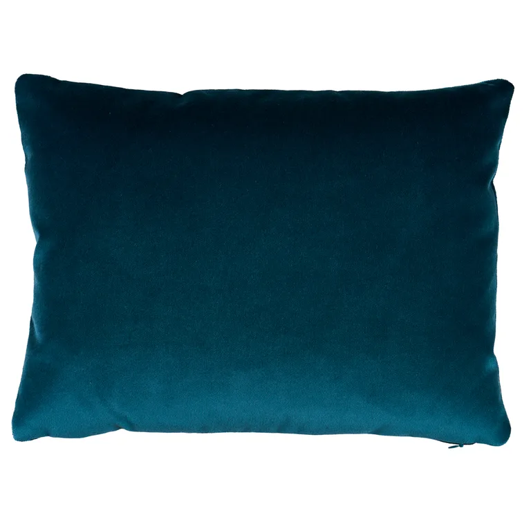 Schumacher Marion Velvet Pillow in Prussian (SO7762312)