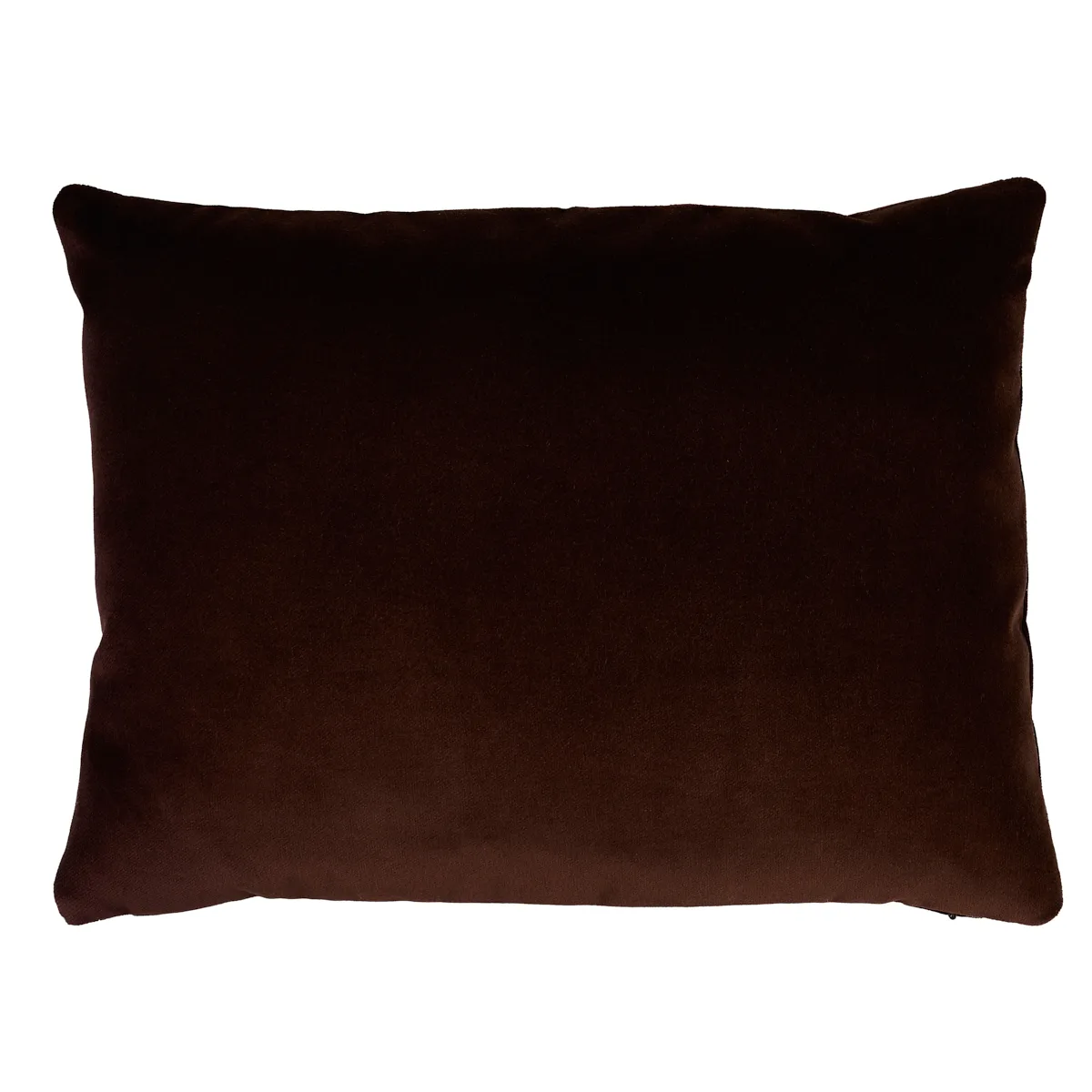 Schumacher Marion Velvet Pillow in Sepia (SO7762412)