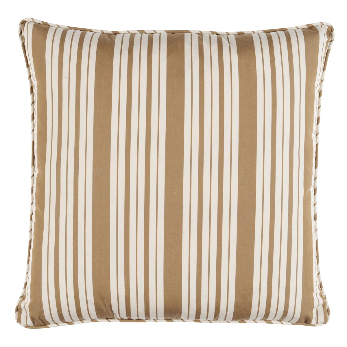 Schumacher Markie Stripe Pillow in Neutral