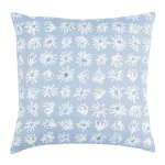 Meadow Rock Pillow - Blue Schumacher Meadow Rock Pillow in Blue