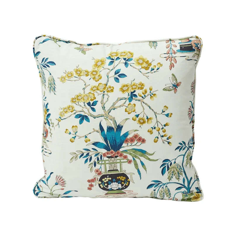 Schumacher Ming Vase Pillow in Multi (SO17673204)