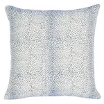 Schumacher Mini Leopard Indoor/Outdoor Pillow in Navy