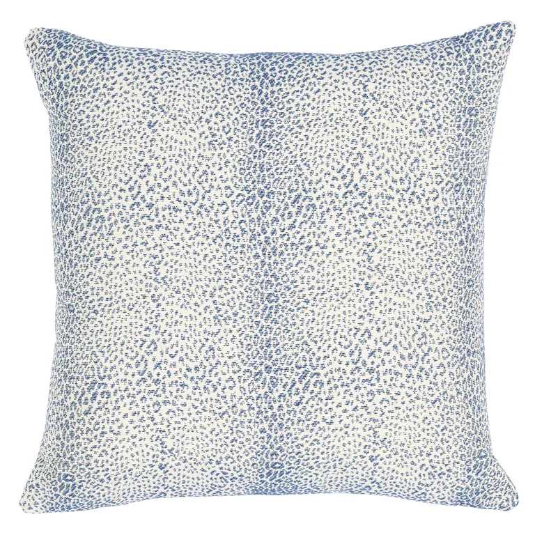 Schumacher Mini Leopard Indoor/Outdoor Pillow in Navy